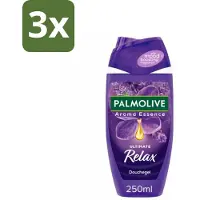 Palmolive 3 x - Arroma Essence - Douchegel - Lavendel & Ylang Ylang - Ultimate Relax - 250 ml - Douchegel - Ontspanning - Aromatherapie - Lavendel - Ylang Ylang