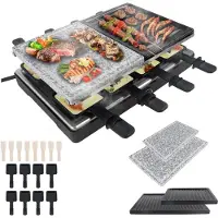 Mira Gourmetstel 8 personen - Gourmetstellen - Gourmet - Zwart - ‎38cm x 27cm x 12cm