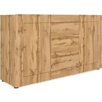 Itamoby Elios dressoir met 2 deuren en 3 laden, 150x40x83,5 cm, naturel eikenhout