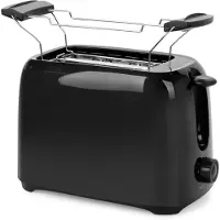 Mira Tosti apparaat broodrooster - Tosti apparaat - Tosti broodrooster - Zwart - 14cm x 25cm x 16cm