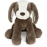 Bunnies By The Bay knuffel Hond - knuffeldier - geborduurde details - 41 cm - Cacao