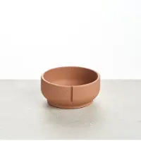PINO Sandstone Hondenvoerbak Classic Feeder (hondenkom) - Terracotta (Salmon Terra) - Small ⌀14cm - 500ml