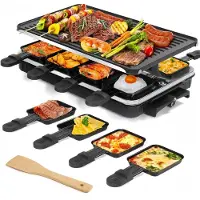Mira Gourmetstel 8 personen - Gourmetstellen - Gourmet - Zwart - ‎‎26cm x 42cm x 12cm