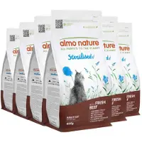 Almo Nature 6x Kattenvoer Droog Sterilised Rund 400 gr