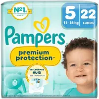 Pampers Premium Protection Luiers Maat 5 (11-16 Kg) 22 Stuks