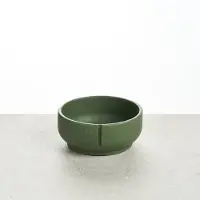 PINO Sandstone Hondenvoerbak Classic Feeder (hondenkom) - Groen (Crocodile Green) - Small ⌀14cm - 500ml