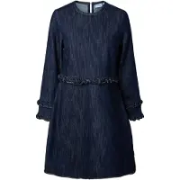 Pieces Jurk 'PCGeggo' blauw denim