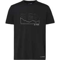 Vaude - Tekoa Wool T-Shirt - Merinoshirt M, zwart