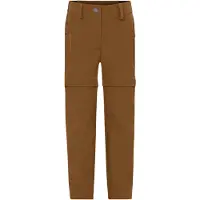 Vaude - Kid's Zip Off Pants Slim Fit - Afritsbroek 158/164, bruin