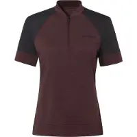 Vaude - Women's Altissimo Q-Zip Shirt - Fietsshirt 36, bruin