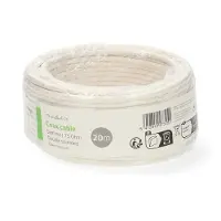 Nedis Mini Coax coaxkabel voor binnen | CCS | wit | 20 meter