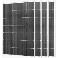 Vevor Monokristallijne zonnepanelen 100W 4-pack
