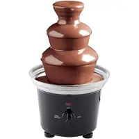 Mira Chocoladefontein - Chocolade fontein - Chocolade druppels - Zwart - ‎24cm x 18cm x 18cm