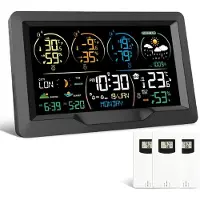 SCH Weerstation met Buitensensor - Weerstation - ‎ 20cm x 3cm x 13cm
