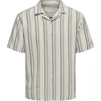 Only & Sons Overhemd 'ONSTrev' crème / taupe / kaki / olijfgroen