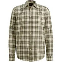 PME Legend Overhemd 'Shirt with check pattern' beige