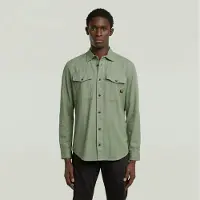 G-Star Overhemd 'Marine Slim Shirt' groen