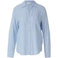 s.Oliver Blouse lichtblauw / wit