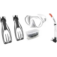 Tecnomar Snorkeling Set Transparant EU 36-37