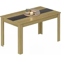 VCM Esstisch, Holzwerkstoff Küchentisch H. 75 x B. 140 x T. 80 cm, kompakter Speisetisch für Küche & Essbereich, Tisch Disalo
