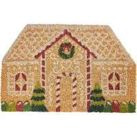 Beliani SELATNA - Deurmat - Natuurlijk - 45 x 75 cm - Kokos