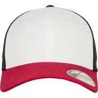 Flexfit Pet rood / zwart / wit