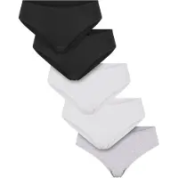 Urban Classics Slip lichtgrijs / zwart / wit