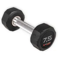 Olive Rubber Pro-style 7.5kg Dumbbell Zilver 7.5 kg
