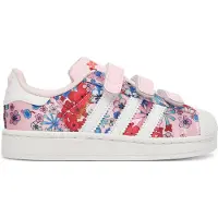 Adidas Sneakers 'Liberty London Superstar' petrol / rosa / rood / wit