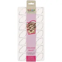 Funcakes Chocolade Mal - Lippen - Transparant - Chocoladevorm - Bakvorm Chocolade
