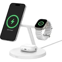 Belkin BoostCharge Pro 3-in-1 Qi2 15W Wit