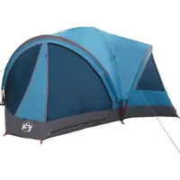 vidaXL Familietent voor 10 personen Blauw en Grijs 460 x 430 x 214 cm