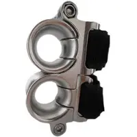WICHARD Double Stanchion Fairlead 25 Mm Zilver