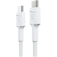 Green Cell GC PowerStream USB-kabel 0,3 m USB 3.2 Gen 1 (3.1 Gen 1) USB C Wit