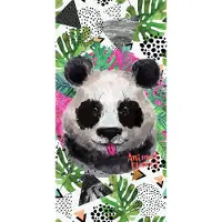 Animal planet Strandlaken Panda 70 X 140 Cm