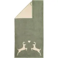 Cawö Douchelaken Alpenchic Edition Deer Swiss Pine