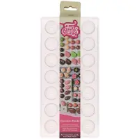Funcakes Chocolade Mal - Twist Swirl - Transparant - Chocoladevorm - Bakvorm Chocolade