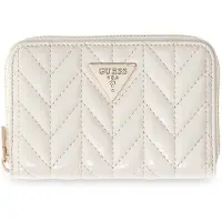 GUESS portemonnee Cheryl SLG Zip Around Wallet Stone crème