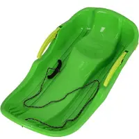 KOTARBAU Sneeuwschijf, Sneeuw Slee, PVC, 79x38x16 cm, Groen, Schotel Slee Plastic, Sneeuwglijder, glijschotel, Kinderslee met Remmen