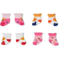 Baby Born sokken set poppenkleding 2 paar 43cm multicolor.