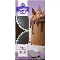 Wilton Small & Tall Bakvorm voor Laagjestaart - Taartvorm - Stapeltaart - Set/2