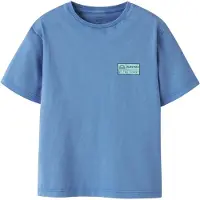 Name it Shirt 'NKMFANDEL' saffier / hemelsblauw / zwart