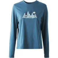 Columbia Functioneel shirt 'Ruby Springs' blauw / nachtblauw / lichtblauw / wit