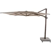 4SO Hacienda Zweefparasol 300x400 Beach/Wenge Frame