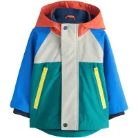 Next Functionele jas blauw / grijs / smaragd / oranje