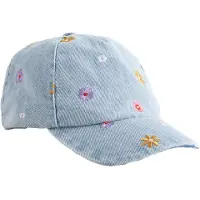 Next Hoed blauw denim / geel / sering / rosa