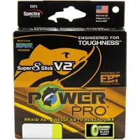 PowerPro Super 8 Slick V2 Braided Line 2740 M Zwart 0.320 mm