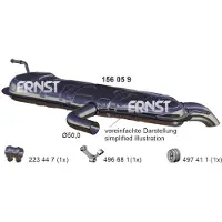 ERNST 156059 Einddemper