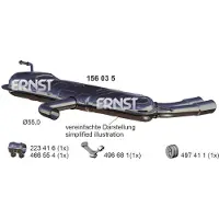 ERNST 156035 Einddemper