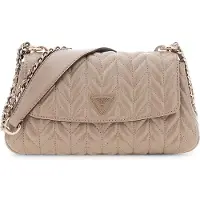 GUESS schoudertas Cheryl Convertible Xbody Flap Dark Taupe